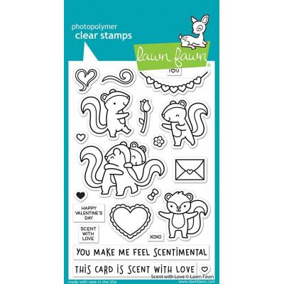 Lawn Fawn Clear Stamps - Scent With Love